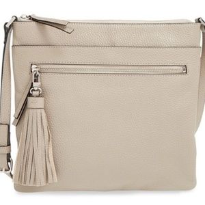 Halogen Tasseled Leather Crossbody Bag (NWT)